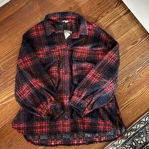 Women's Plaid Shacket - new with tags